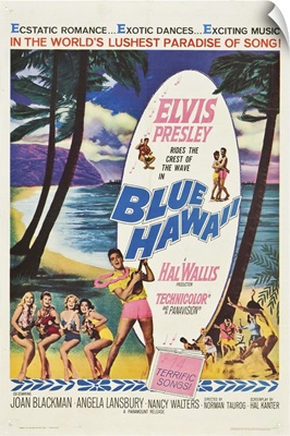 Blue Hawaii - Vintage Movie Poster