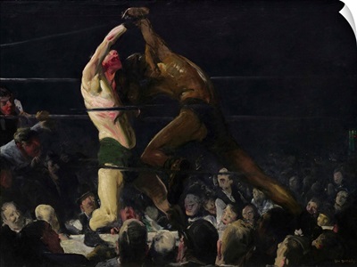 Both Members of This Club, by George Bellows, 1909, American painting
