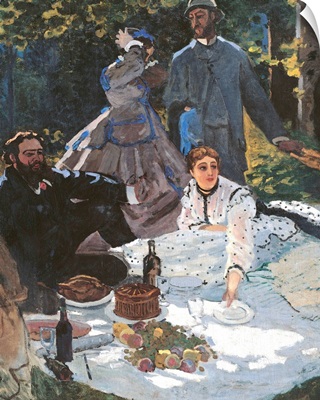 Breakfast in the Greenery, by Claude Monet, Musee d'Orsay, Paris, France, 1865-1866