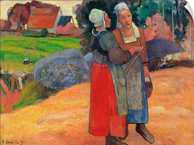 Breton Peasant Women, by Paul Gauguin, 1894. Musee d'Orsay, Paris, France