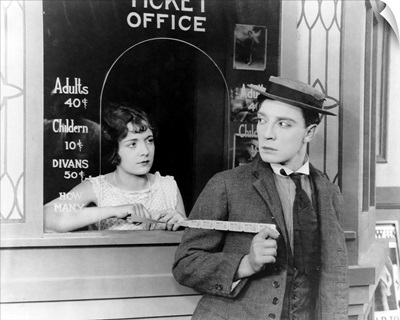 Buster Keaton in Sherlock Jr. - Movie Still