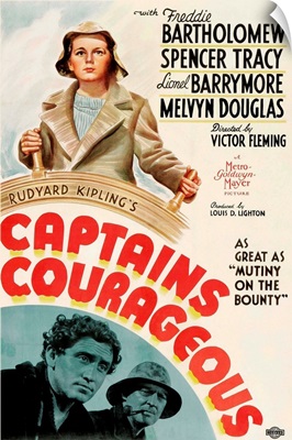 Captains Courageous - Vintage Movie Poster