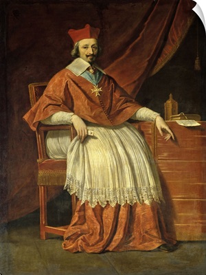 Cardinal de Richelieu, By Flemish Painter Philippe de Champaigne
