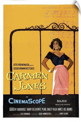 Carmen Jones - Vintage Movie Poster