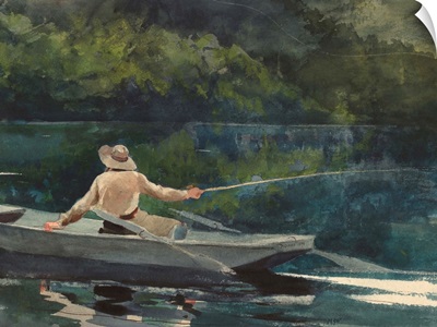 Casting, Number Two, by Winslow Homer, 1894, American painting