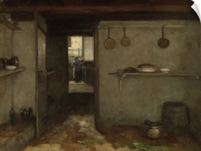 Cellar of the Artist's Home in The Hague, 1888. Dutch, oil on canvas