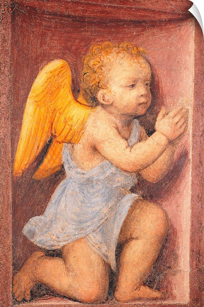 Italy, Lombardy, Milan, Santa Maria della Purificazione Domenican feminine monastery. Fresco transferred on canvas Little ...