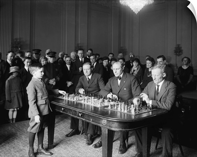Chess prodigy, Samuel Herman Reshevsky