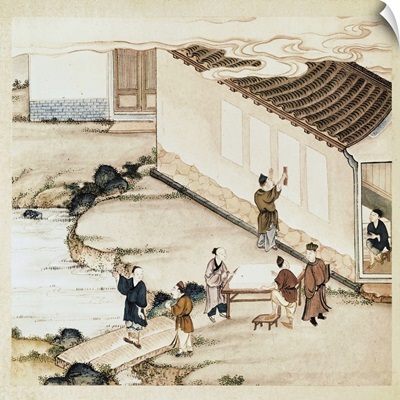 Chinese Illustration on Making Paper