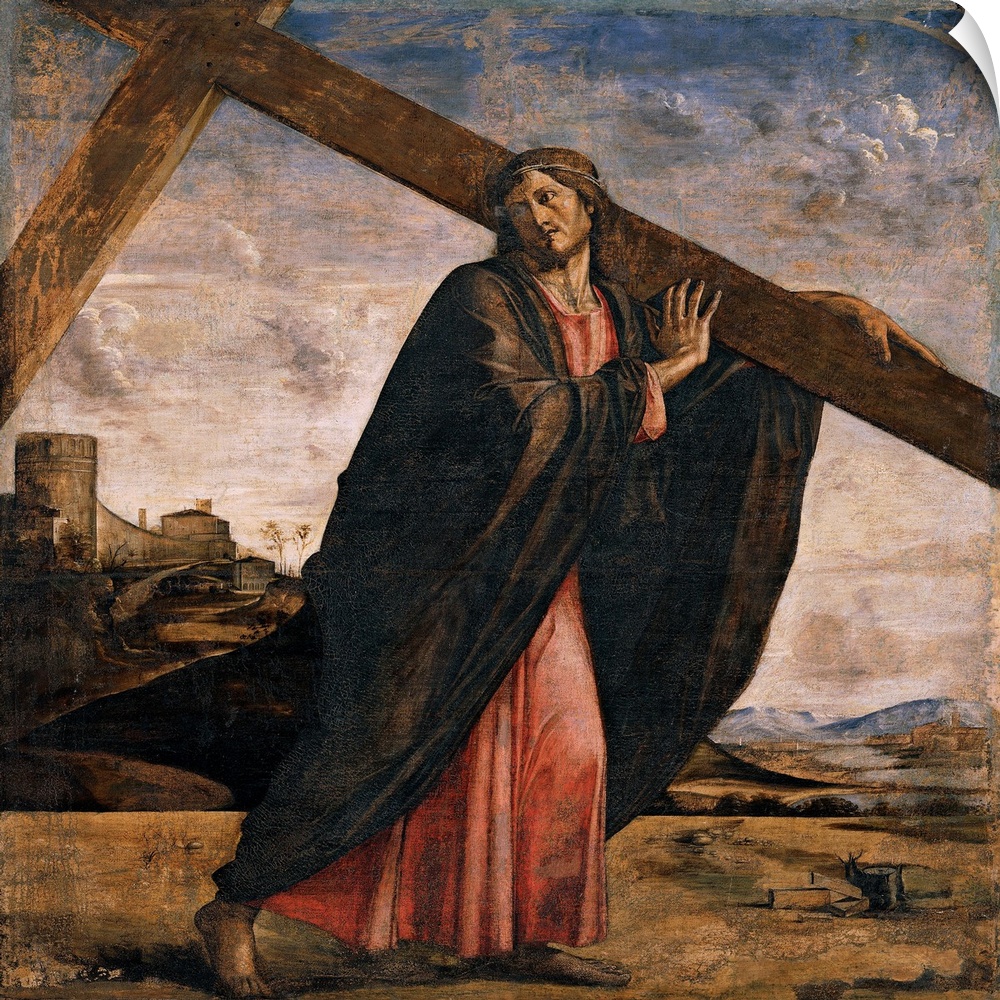 Vivarini Alvise, Christ Carrying the Cross, 15th Century, oil on board, Italy, Veneto, Venice, Santi Giovanni e Paolo Chur...