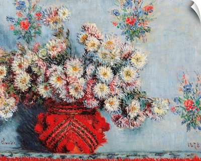 Chrysanthemums, by Claude Monet, 1878. Musee d'Orsay, Paris, France