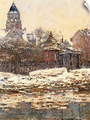 Church at Vetheuil, by Claude Monet, 1879. Musee d'Orsay, Paris, France