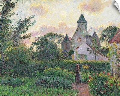 Church of Knocke, by Camille Pissarro, ca. 1894. Musee d'Orsay, Paris, France