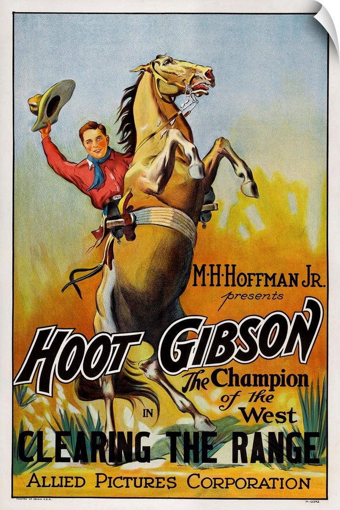 CLEARING THE RANGE, Hoot Gibson, 1931.