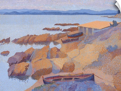 Coast near Antibes, by Henri Edmond Cross, 1891-92