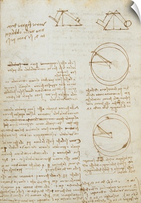 Codex on the Flight of Birds, by Leonardo da Vinci,  1505-1506.