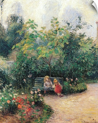 Corner of the Garden at the Hermitage, by Camille Pissarro, 1877