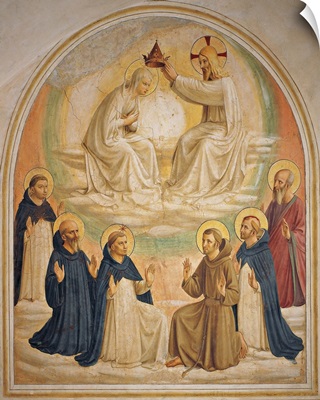 Coronation Of The Virgin, By Beato Angelico, 1438-1446. Florence, Italy