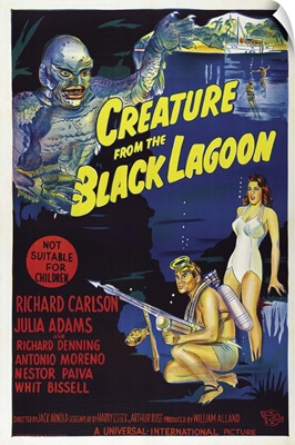 Creature From The Black Lagoon - Vintage Movie Poster