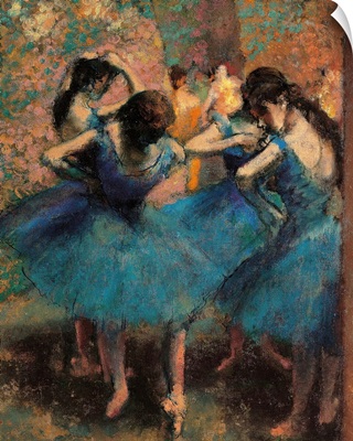 Dancers in Blue (Danseuses bleues), by Edgar Degas, ca. 1893. Musee d'Orsay