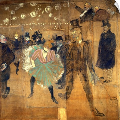 Dancing at the Moulin Rouge, La Goulue and Valentin, By Henri De Toulouse Lautrec 1895