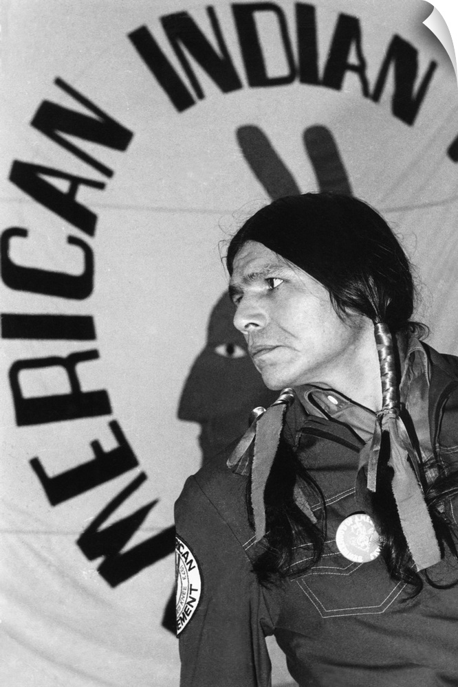 Dennis Banks, announcing his resignation as national executive of AIM, American Indian Movement. He cited pressures from h...