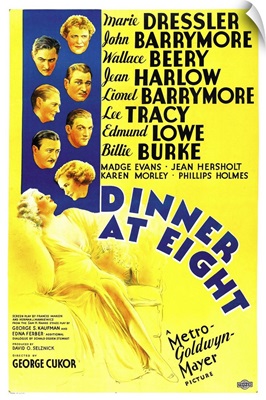 Dinner at Eight - Vintage Movie Poster