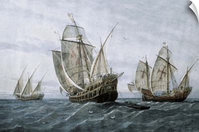 Discovery of America (1492) Pinta, Nina and the Santa Maria