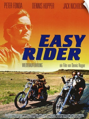Easy Rider, German Poster Art, 1969