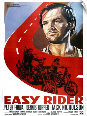 Easy Rider, Italian Poster Art, 1969