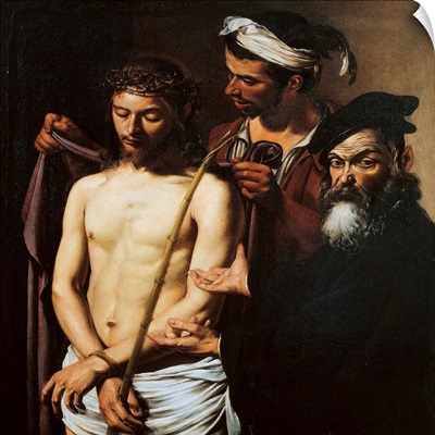 Ecce Homo, By Caravaggio, C. 1605. Palazzo Bianco Gallery, Genoa, Italy