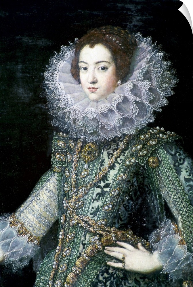Elizabeth of Bourbon (1603-1644). Queen of Spain (1621-1644), first wife of Philip IV. Portrait placed in the Meeting Room...