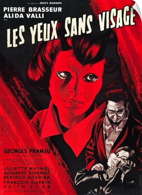 Eyes Without A Face - Vintage Movie Poster (French)