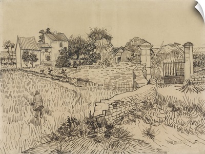 Farm in Provence, by Vincent van Gogh, c. 1888