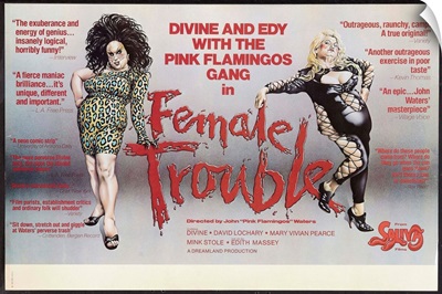 Female Trouble - Vintage Movie Poster