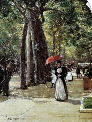 Fifth Avenue at Washington Square by Childe Hassam