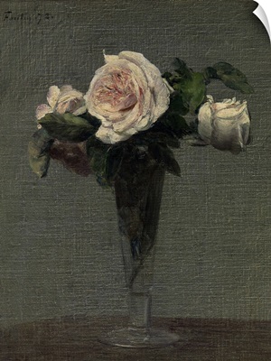 Flowers, 1872, By French Impressionist Henri Fantin-Latour, Louvre Museum
