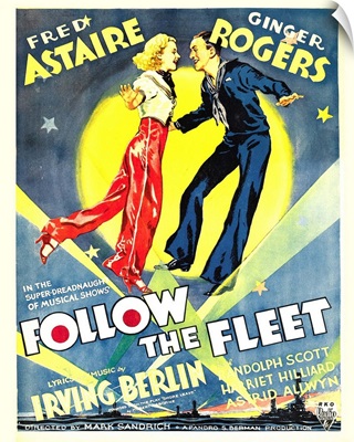 Follow The Fleet - Vintage Movie Poster