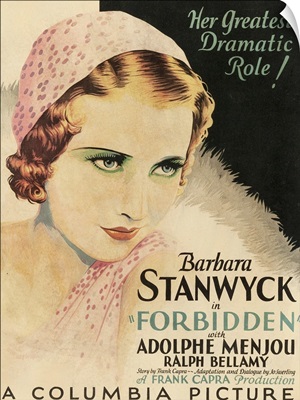 Forbidden - Vintage Movie Poster
