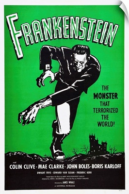 Frankenstein - Vintage Movie Poster