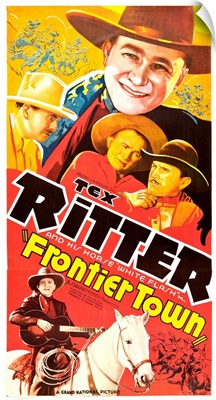 Frontier Town - Vintage Movie Poster
