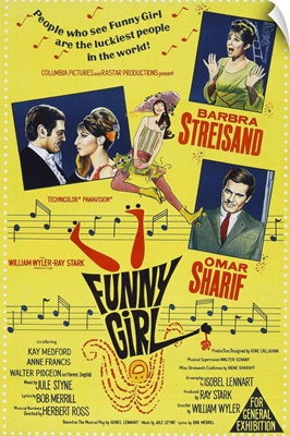 Funny Girl - Vintage Movie Poster (Australian)