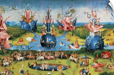 Garden of Earthly Delights,(Martyrs and Angels) by Hieronymus Bosch, c. 1503-04. Prado