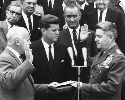 General Curtis LeMay and President Kennedy
