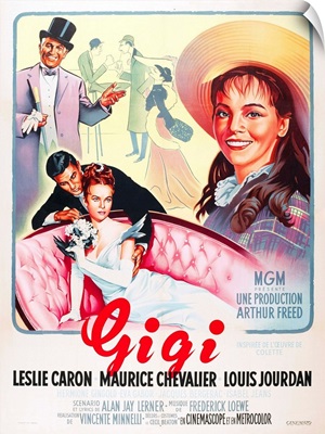 Gigi - Vintage Movie Poster (French)