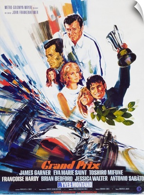 Grand Prix, French Poster, 1966