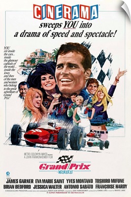 Grand Prix - Vintage Movie Poster