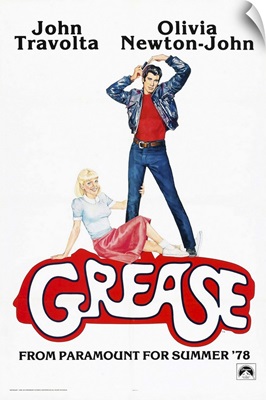 Grease - Vintage Movie Poster