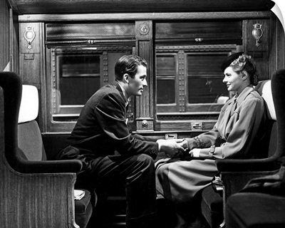 Gregory Peck and Ingrid Bergman in Spellbound - Movie Still
