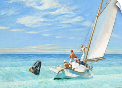 Ground Swell, by Edward Hopper, 1939, American painting